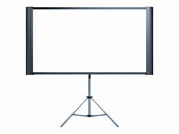 powerlite projector and screen