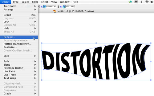 How To Distort Text In Illustrator