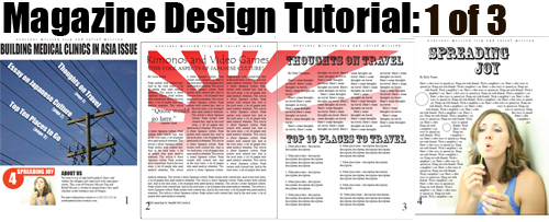Magazine Design With Indesign Part 1 Of 3 Layers Magazine