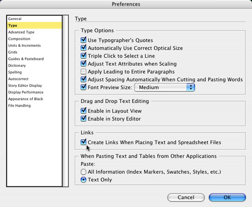 Timesaving Preferences for InDesign CS2 - Layers Magazine