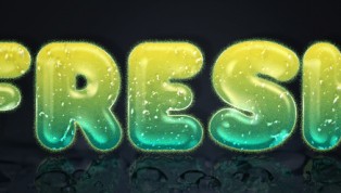 Fresh Glossy Text Effect_feature Fresh Glossy Text Effect_feature