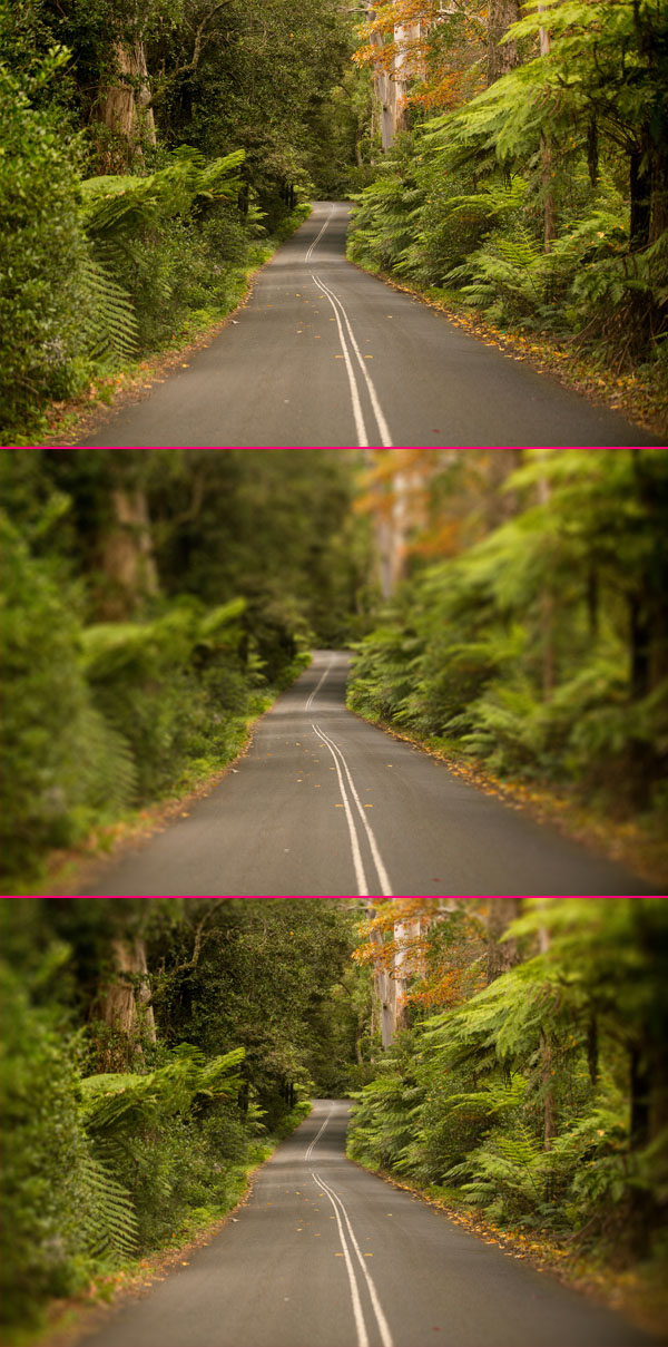 Использование Iris Blur, в Photoshop