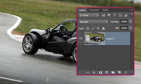 Использование спина размытия Photoshop CC