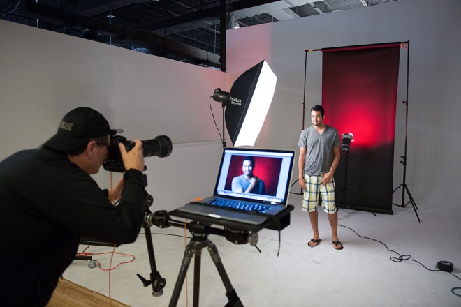 Simple and Colorful Portrait Lighting