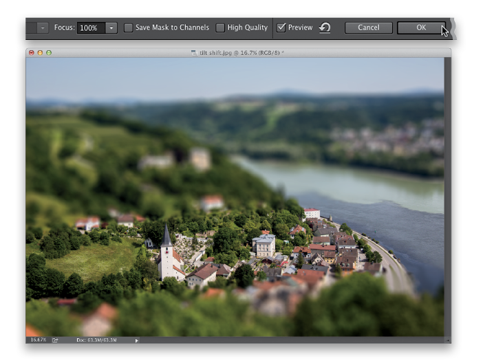 Tilt-shift photography - Adobe